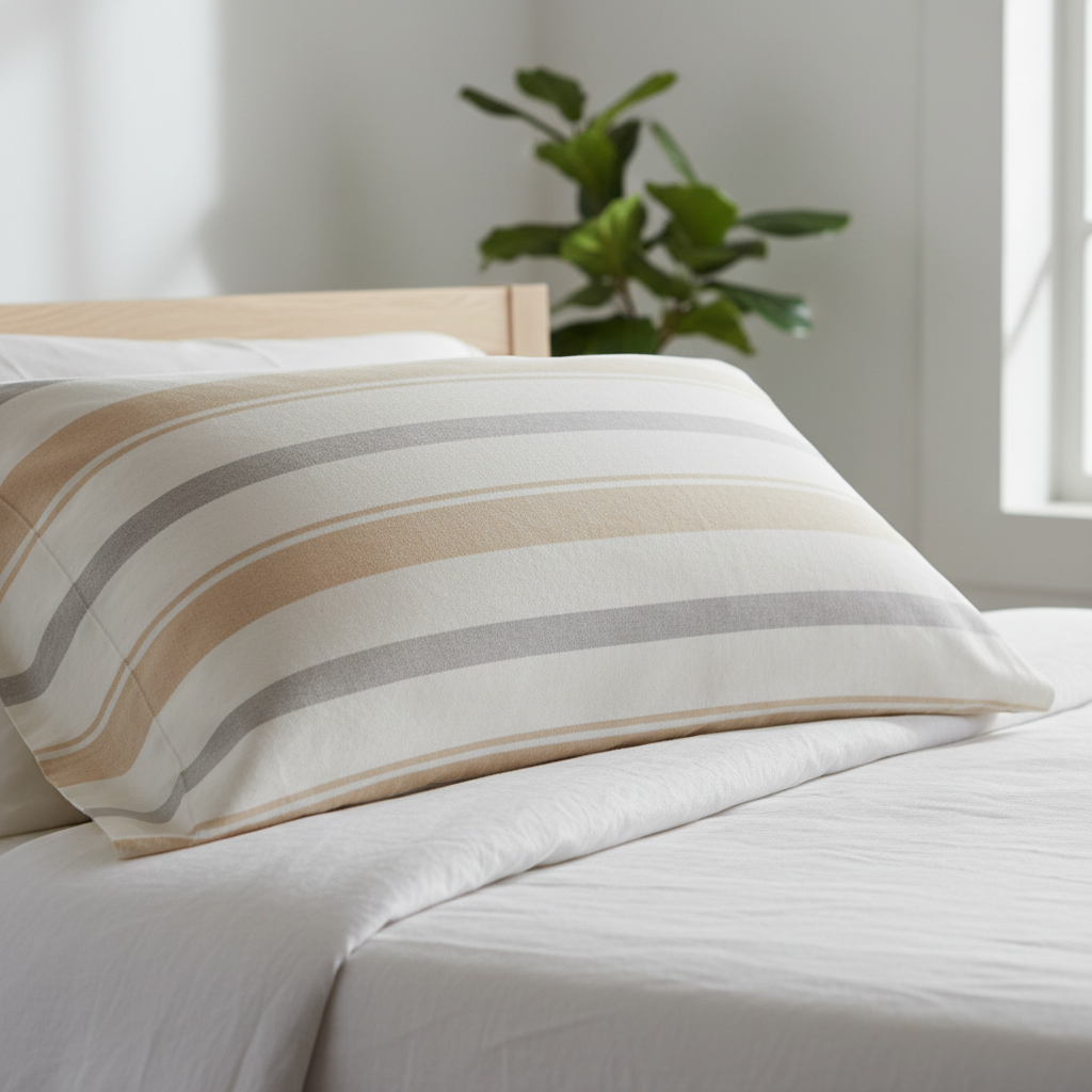 Stripped Pillow Case